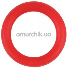 Эрекционное кольцо M-Mello Silicone Ornament, красное - Фото №1