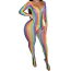 Комбинезон Star Night Sexy Rainbow Fishnet Bodystocking, разноцветный - Фото №2