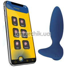 Анальная пробка с вибрацией Adrien Lastic Exploring Senses Little Rocket 2.0, синяя - Фото №1
