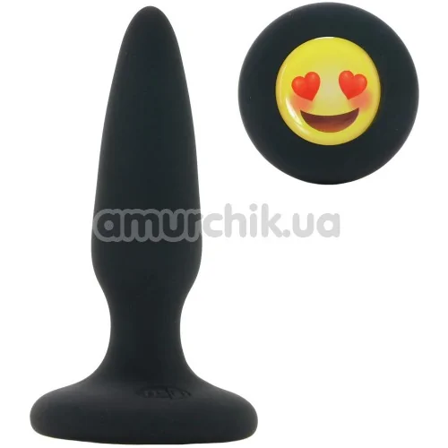 Анальная пробка Mojis ILY, чёрная