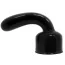 Насадка для вібромасажерів Power Head G-Spot Pleaser Wand Massager Head, чорна - Фото №1