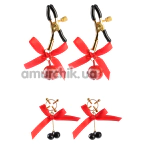 Набор зажимов для сосков Senuelo Echo Catcher Nipple Play Kit, красный - Фото №1