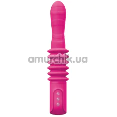 Вибратор с толчками Inya Rechargeable Deep Stroker, розовый - Фото №1