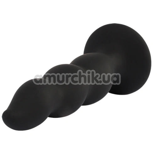 Анальна пробка Black Mont 5.5 Anal Control Stuffer, чорна