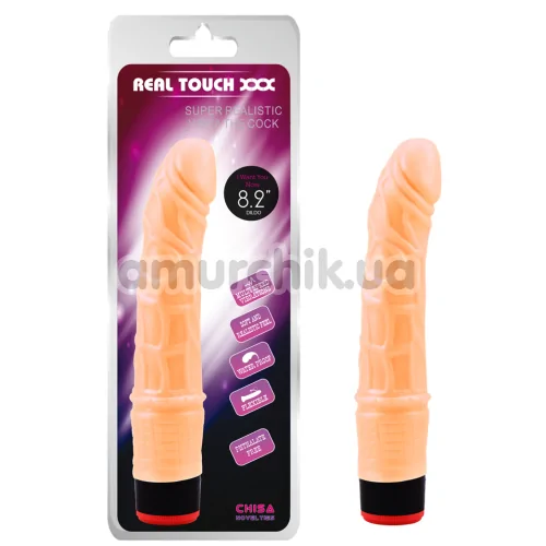 Вибратор Real Touch XXX 8.2, телесный