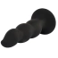 Анальна пробка Black Mont 5.5 Anal Control Stuffer, чорна - Фото №4