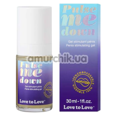 Стимулюючий гель для пеніса Love To Love Pulse Me Down, 30 мл - Фото №1