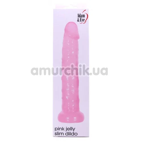 Фалоімітатор Pink Jelly Slim Dildo, рожевий