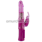 Вибратор с ротацией Ningbo aiLe Super Bunny, розовый - Фото №1