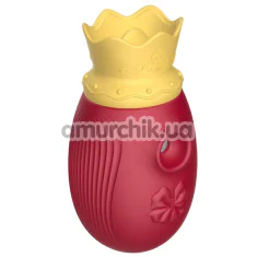 Симулятор орального сексу для жінок Crushious Monarch, червоно-жовтий - Фото №1