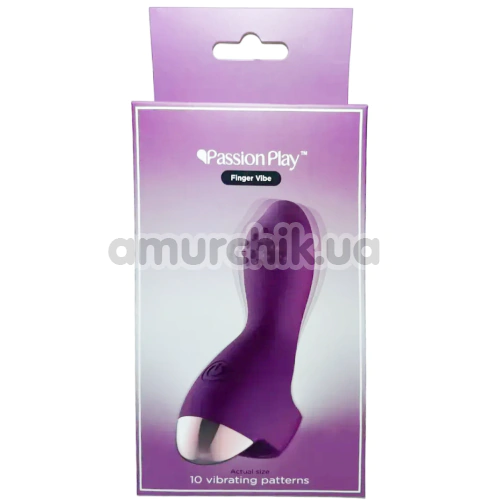 Вибратор на палец Passion Play Finger Vibe, фиолетовый