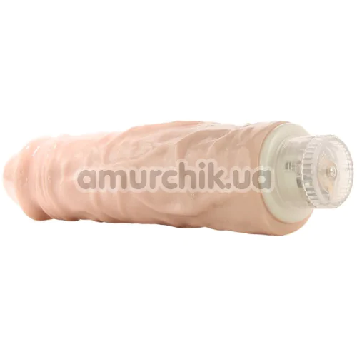 Вибратор The Naturals Heavy Veined Dong 21.5 см, телесный