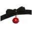 Нашийник Loveshop Bow and Bell, чорний - Фото №4