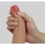 Фаллоимитатор Dual-Layered Silicone Nature Cock LV4005, коричневый - Фото №13
