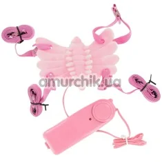 Вибратор-бабочка Butterfly Massager, розовый - Фото №1