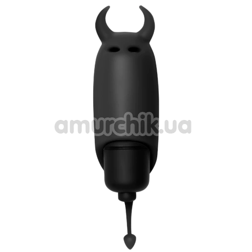 Кліторальний вібратор Crushious O-Pet Pocket Vibe Devil, чорний