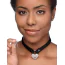 Чокер Heart Lock Leather Choker With Lock & Key, черный - Фото №7