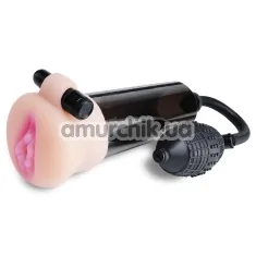 Вакуумная помпа с вибрацией Pump Worx Travel Trio Pump Set, телесная - Фото №1