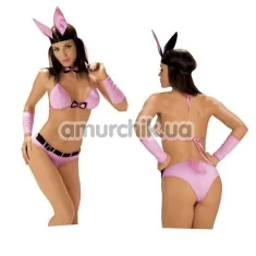 Костюм кролика Roxana Play Boy Bunny: трусики + бюстгальтер + манжеты + бабочка + ушки - Фото №1