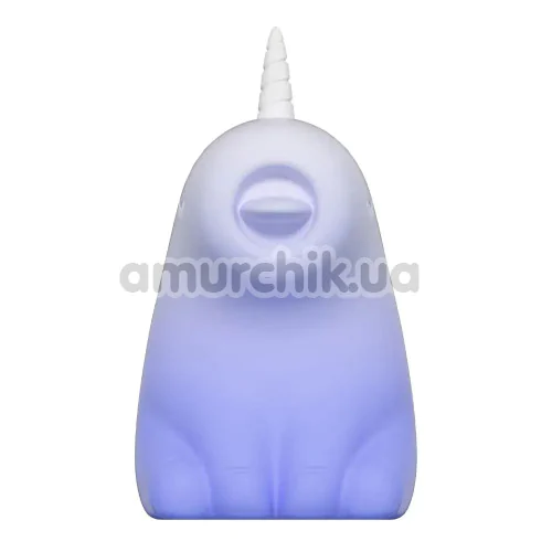 Симулятор орального секса для женщин с вибрацией Univibe Sexy Unicorn, бело-фиолетовый