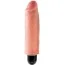 Вибратор King Cock 6 Vibrating Stiffy, телесный - Фото №1