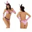 Костюм кролика Roxana Play Boy Bunny: трусики + бюстгальтер + манжеты + бабочка + ушки