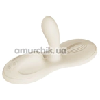 Вибратор для клитора и точки G с подогревом Zalo Flora Smart Vibrating Pad, белый - Фото №1