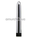 Вібратор Sensuous Slim Vibrator, срібний - Фото №1