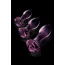 Набор анальных пробок Glaze Glass Rosebud Anal Training Set, розовый - Фото №5