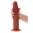 Фаллоимитатор Get Real Skin Foreskin Dong 22 cm, светло-коричневый - Фото №3