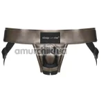 Трусики для страпона Strap-On-Me Curious Harness, бронзовые - Фото №1