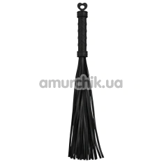 Флоггер DS Fetish Flogger Silicone Heart, черный - Фото №1