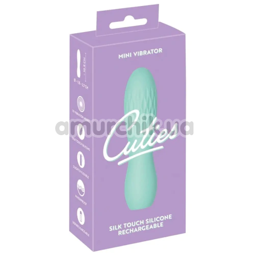 Вібратор Mini Vibrator Cuties 554227, бірюзовий