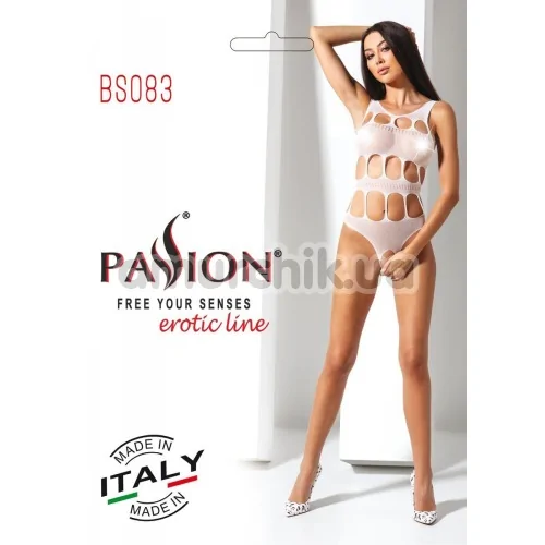 Боді Passion Free Your Senses BS083, біле