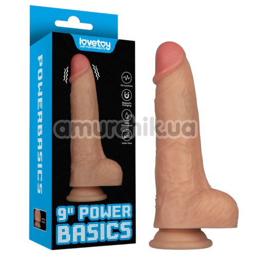 Вібратор Power Basics 9, тілесний