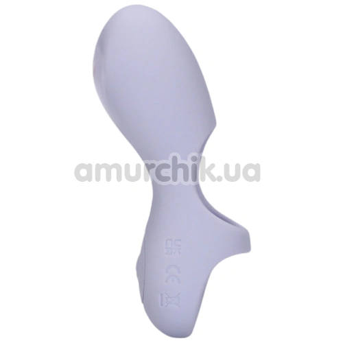 Вібратор на палець Loveline Silicone Finger Vibrator, бузковий