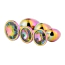 Набор из 3 анальных пробок с радужным кристаллом Gleaming Love Multicolour Plug Set, радужный - Фото №1