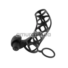 Вібронасадка Fantasy X-tensions Extreme Silicone Power Cage, чорна - Фото №1