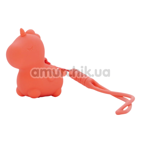 Вібратор-брелок Unihorn Mini Peachy Pony, помаранчевий