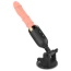 Вібратор з поштовхами і підігрівом Thrusting Dildo Sex Machine Vibrator Heating Function, тілесний - Фото №7