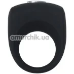 Віброкільце Vibrating Super Silicone, чорне - Фото №1