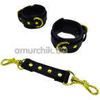 Фіксатори для рук DS Fetish Wrist Restraints, чорні - Фото №1
