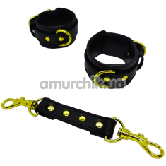 Фиксаторы для рук DS Fetish Wrist Restraints, черные - Фото №1