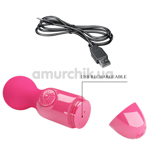 Универсальный вибромассажер Pretty Love Mini Stick Little Cute DC, розовый