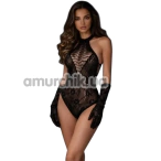 Боді Star Night Bat Open Bodysuit, чорне - Фото №1