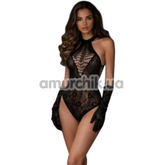 Боді Star Night Bat Open Bodysuit, чорне - Фото №1