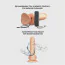 Вибратор с ротацией Strap-On-Me Rotating & Vibrating Realistic Dildo L, телесный - Фото №10