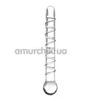 Фалоімітатор Glass Worxx Sparkle Scepter Clear - Фото №1