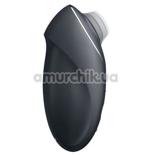 Кліторальний вібратор з пульсацією Satisfyer Tap & Climax 1, чорний