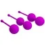 Набір вагінальних кульок Pretty Love Kegel Balls, фіолетовий - Фото №2